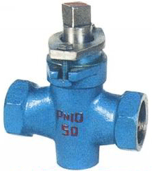 X13W二通内螺纹旋塞阀