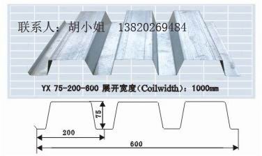 加工带料生产镀锌压型板yx75-200-600